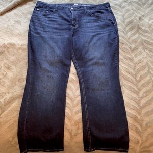 Dark wash denim, 18P Lee Riders Jeans